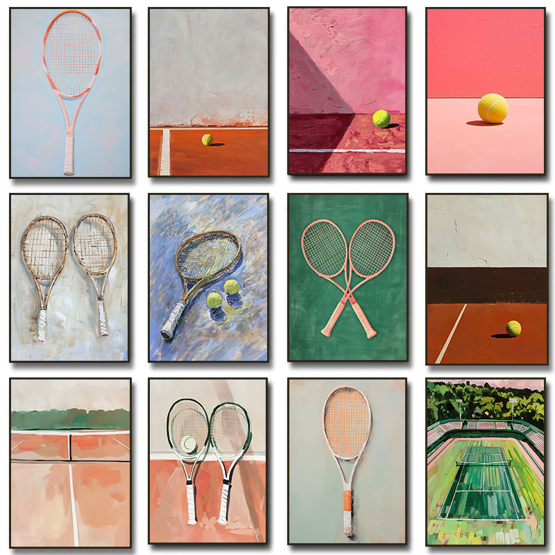 Badminton Photo - Винтажная теннисная ракетка: художественная картина на