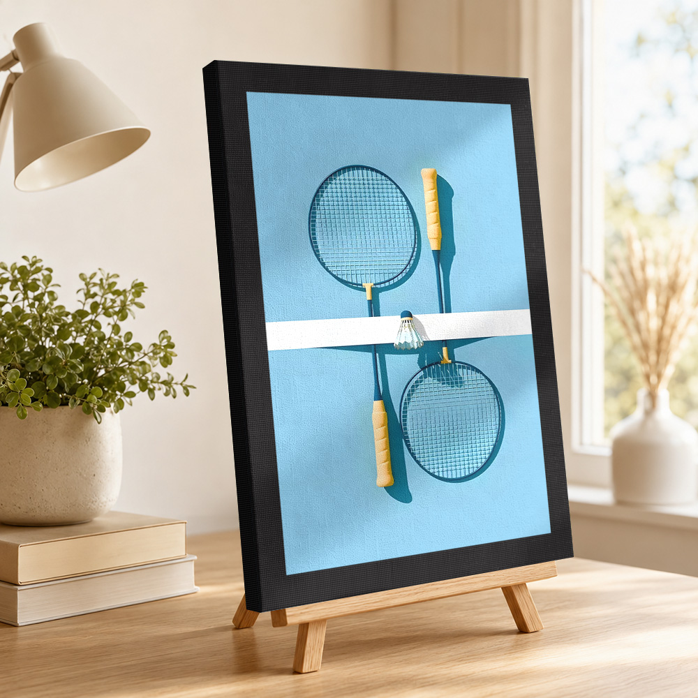 Картина на холсте с изображени – обзор и цена Badminton Poster