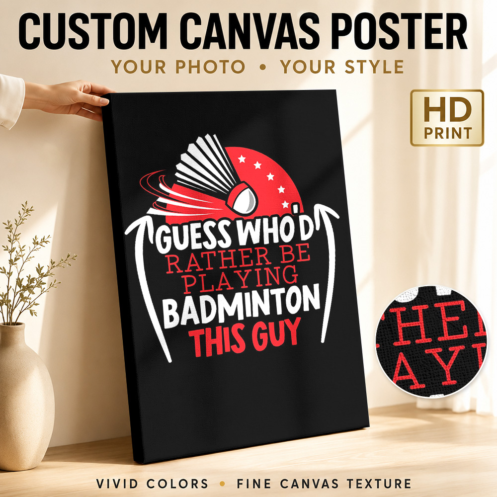 Постер на холсте с изображение – обзор и цена Badminton Poster