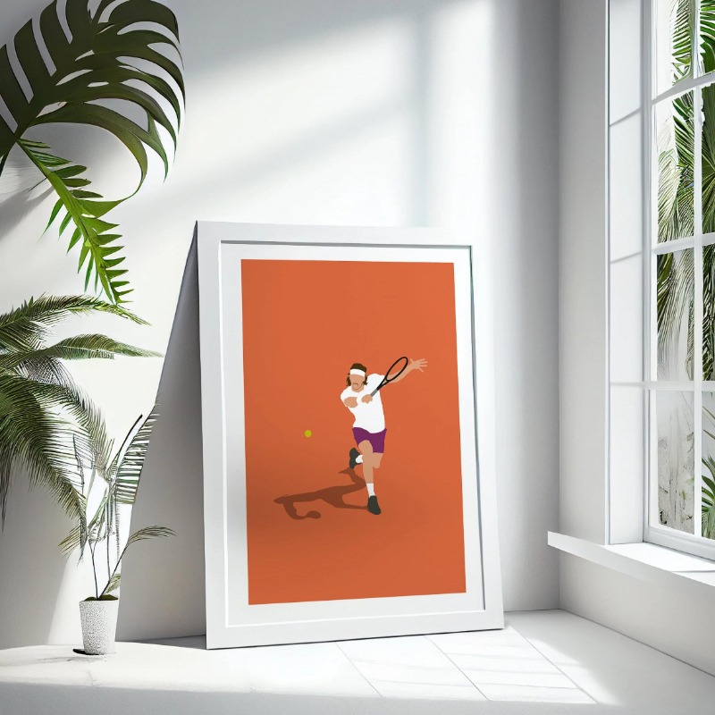 Минималистичный теннисный откр – обзор и цена Badminton Poster